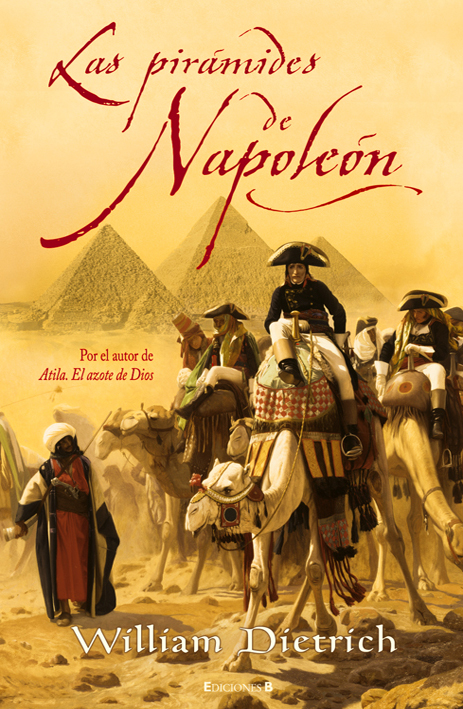 Portada de libro "Las pirámidesde Napoleón